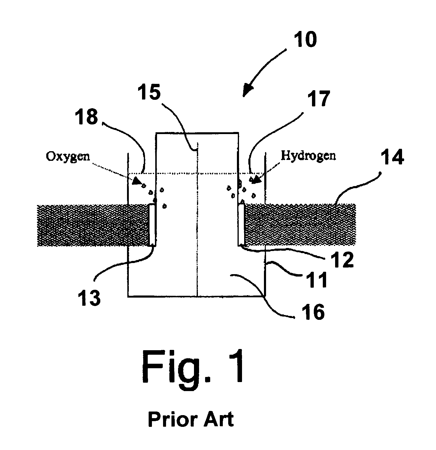 Photoelectrolysis of water using proton exchange membranes