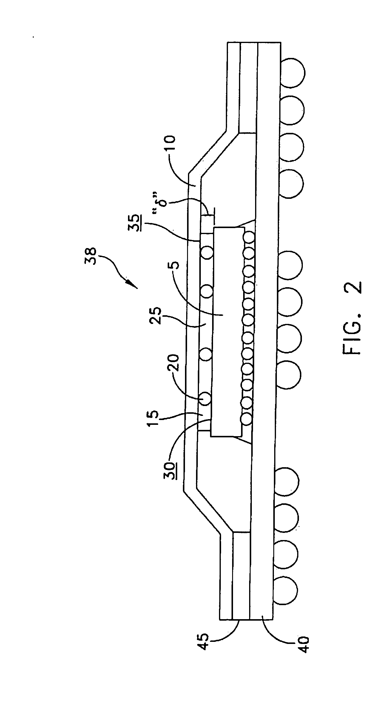 Thermally coupled surfaces having controlled minimum clearance