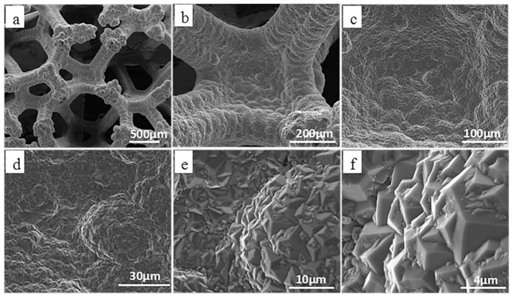 A boron-doped diamond electrode with high conductivity, long life and high specific surface area, its preparation method and application