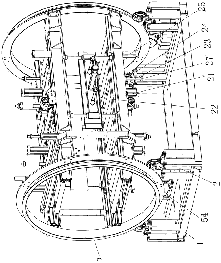 Squirrel-cage turnover machine