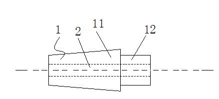 Non-floor type bracket bearing shear pin and construction method thereof