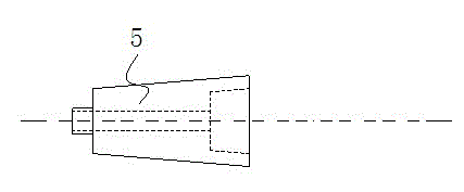 Non-floor type bracket bearing shear pin and construction method thereof