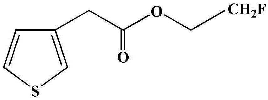 Thiophene ester compound electrolyte additive and high-voltage electrolyte containing same