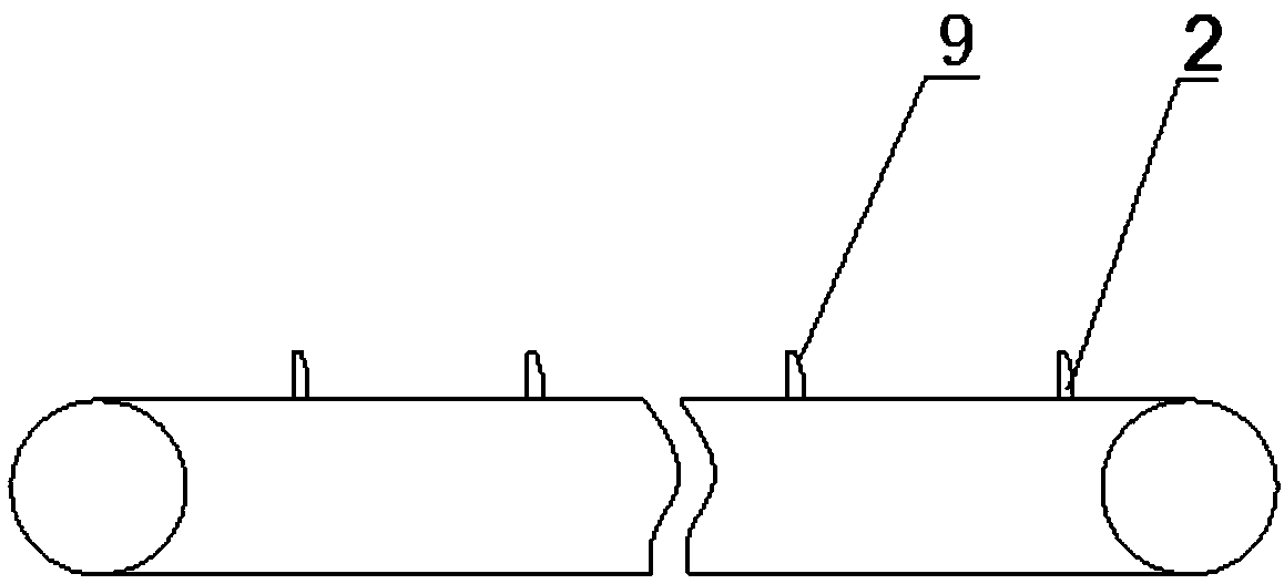 Package feeding system and method for linear crossing belt sorting machine