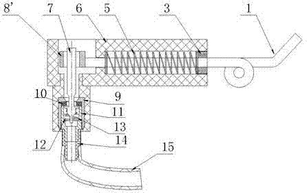 Broken yarn processing device of ring spinner