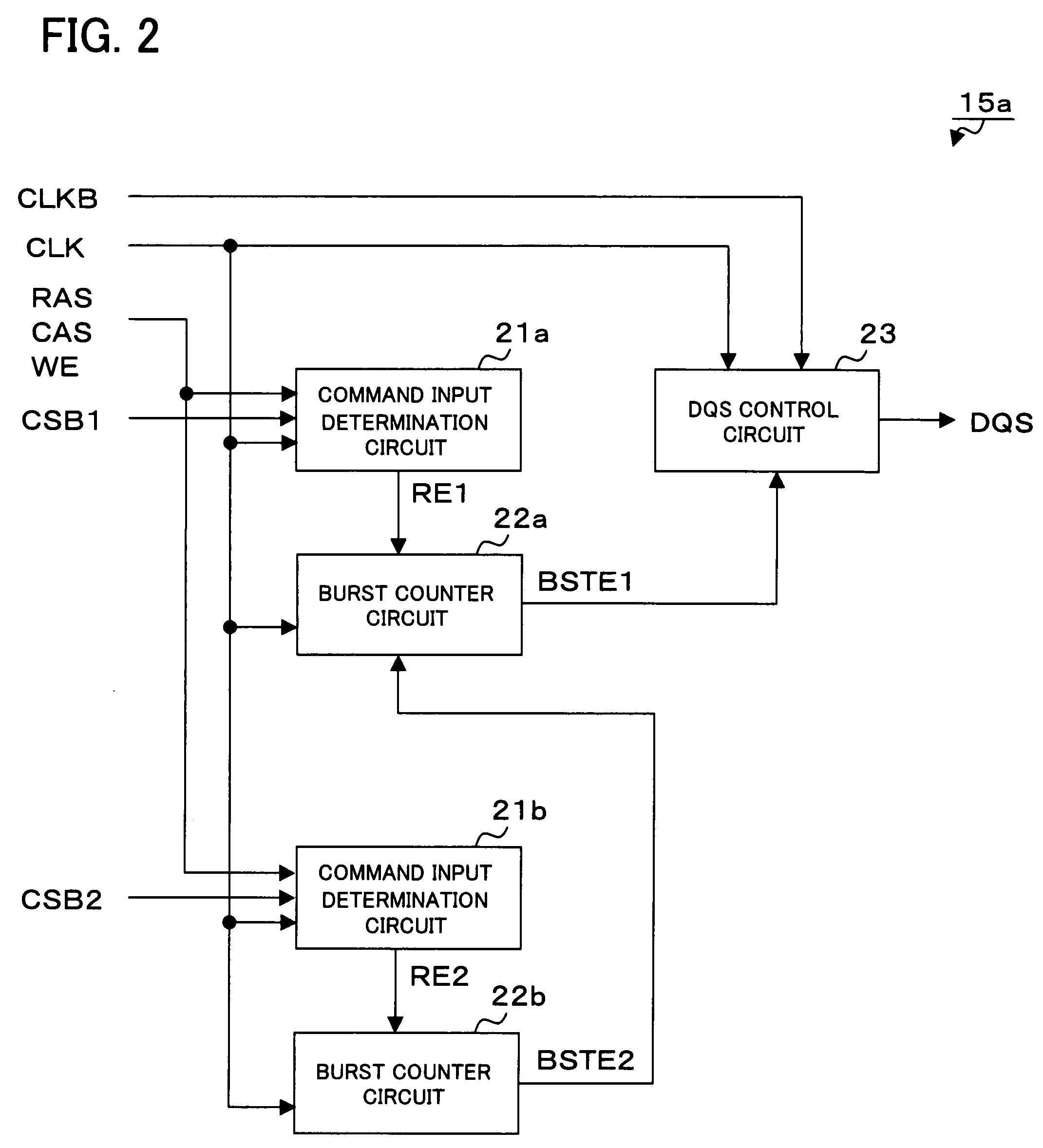 Semiconductor device and semiconductor chips outputting a data strobe signal