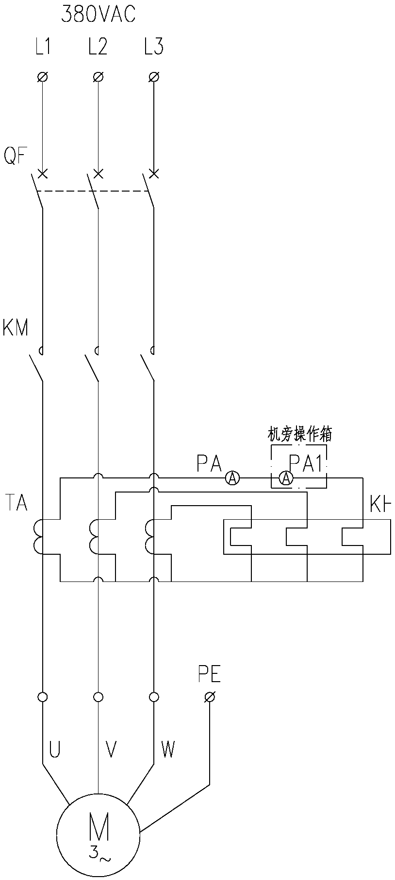 A tape machine control circuit for star a preset bell interlocking beside a tape machine