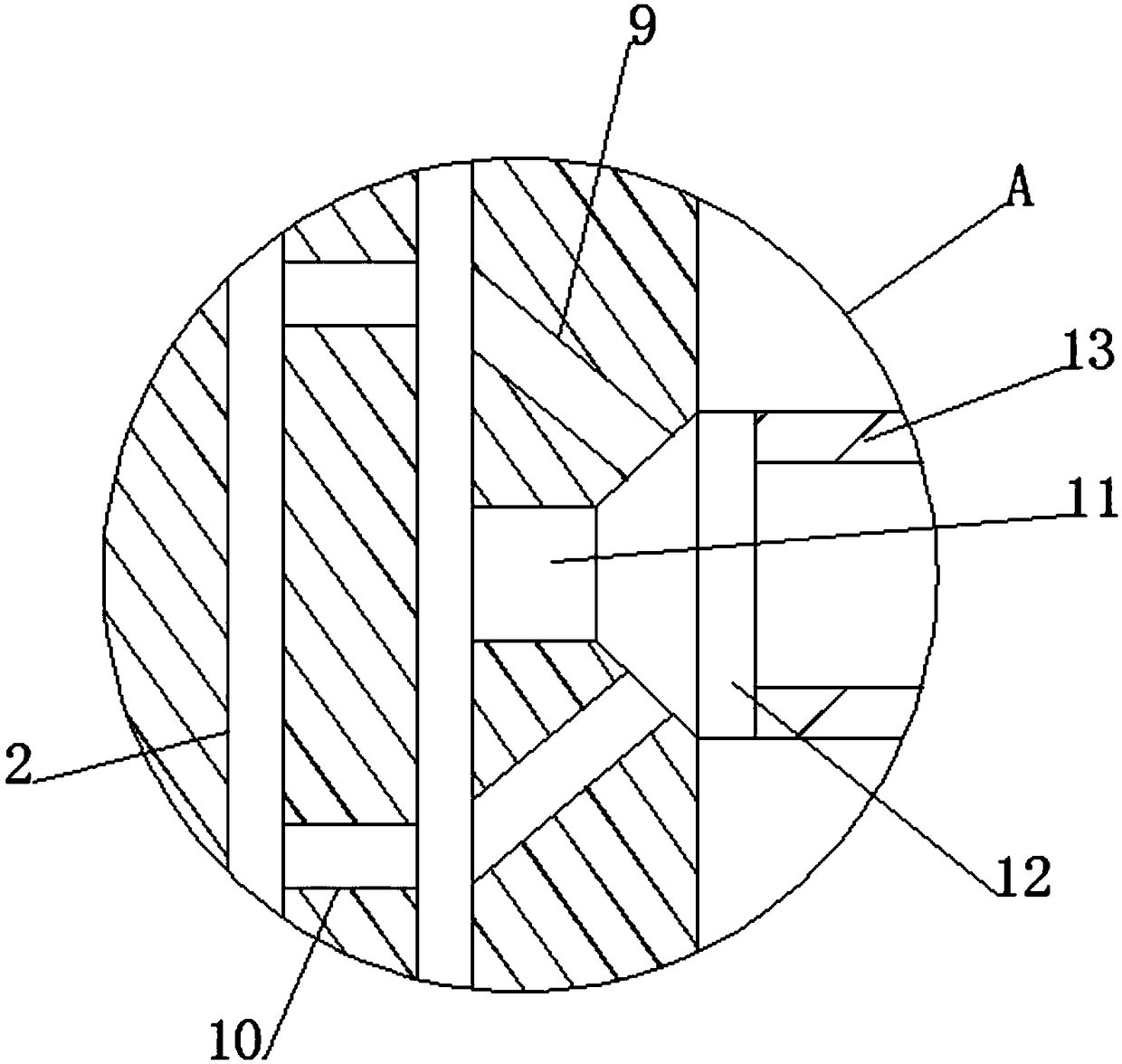 Embedded micro rod capable of accelerating plastic degradation