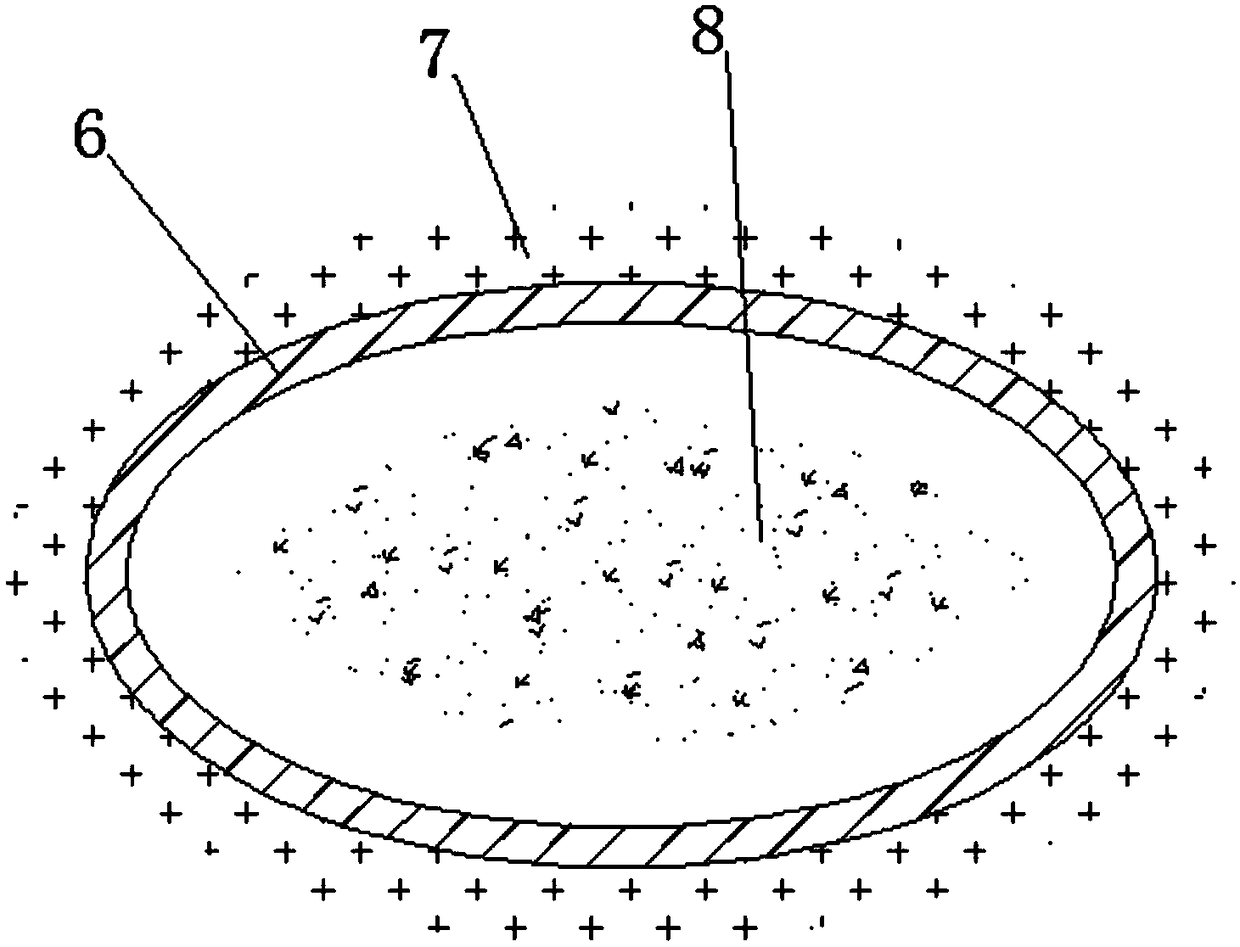 Embedded micro rod capable of accelerating plastic degradation