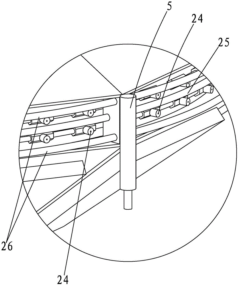 A negative ion spray dedusting device