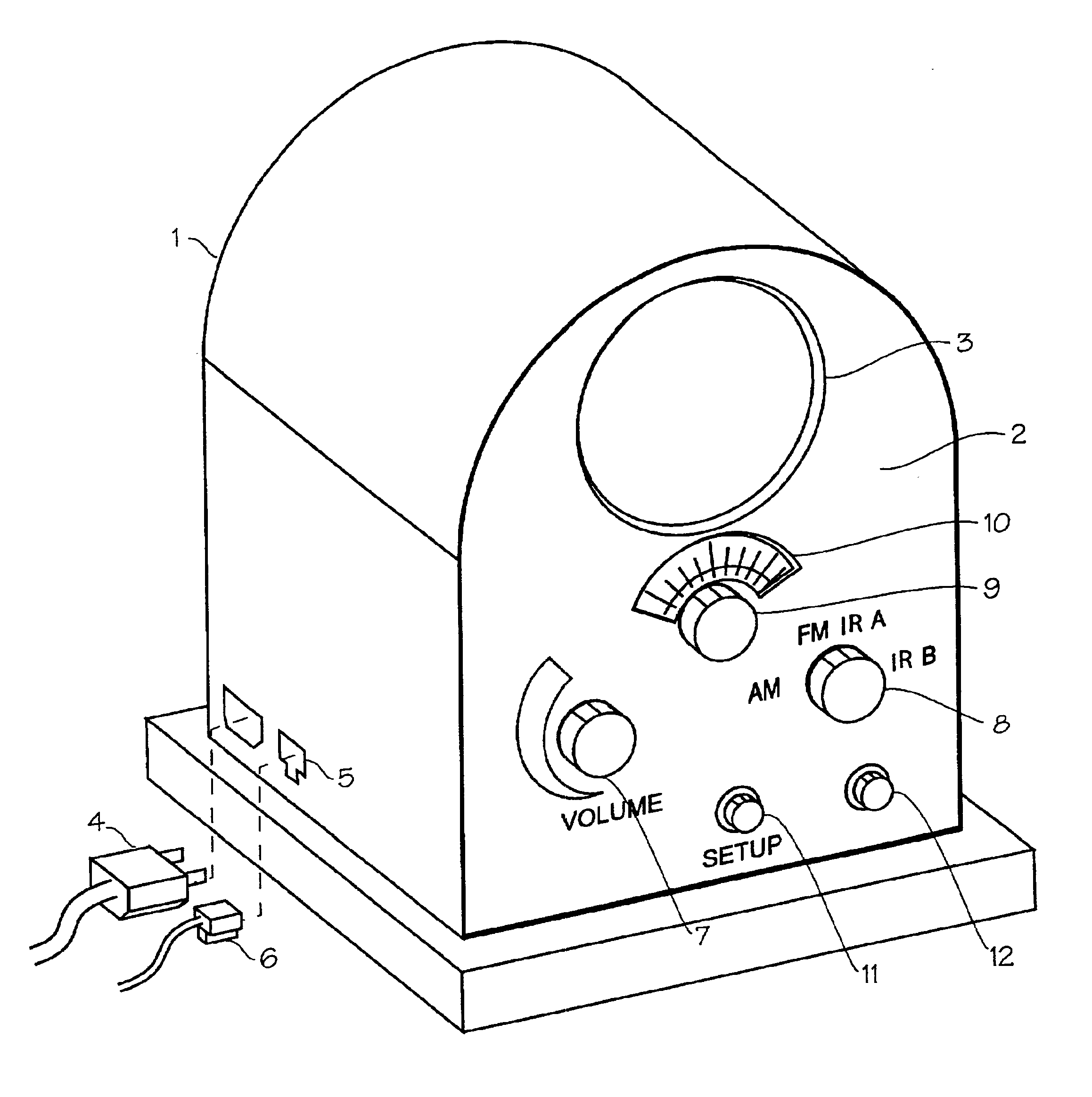 Internet radio receiver with linear tuning interface