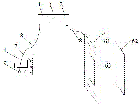 Whole-process and full-space transient electromagnetic device and measurement method