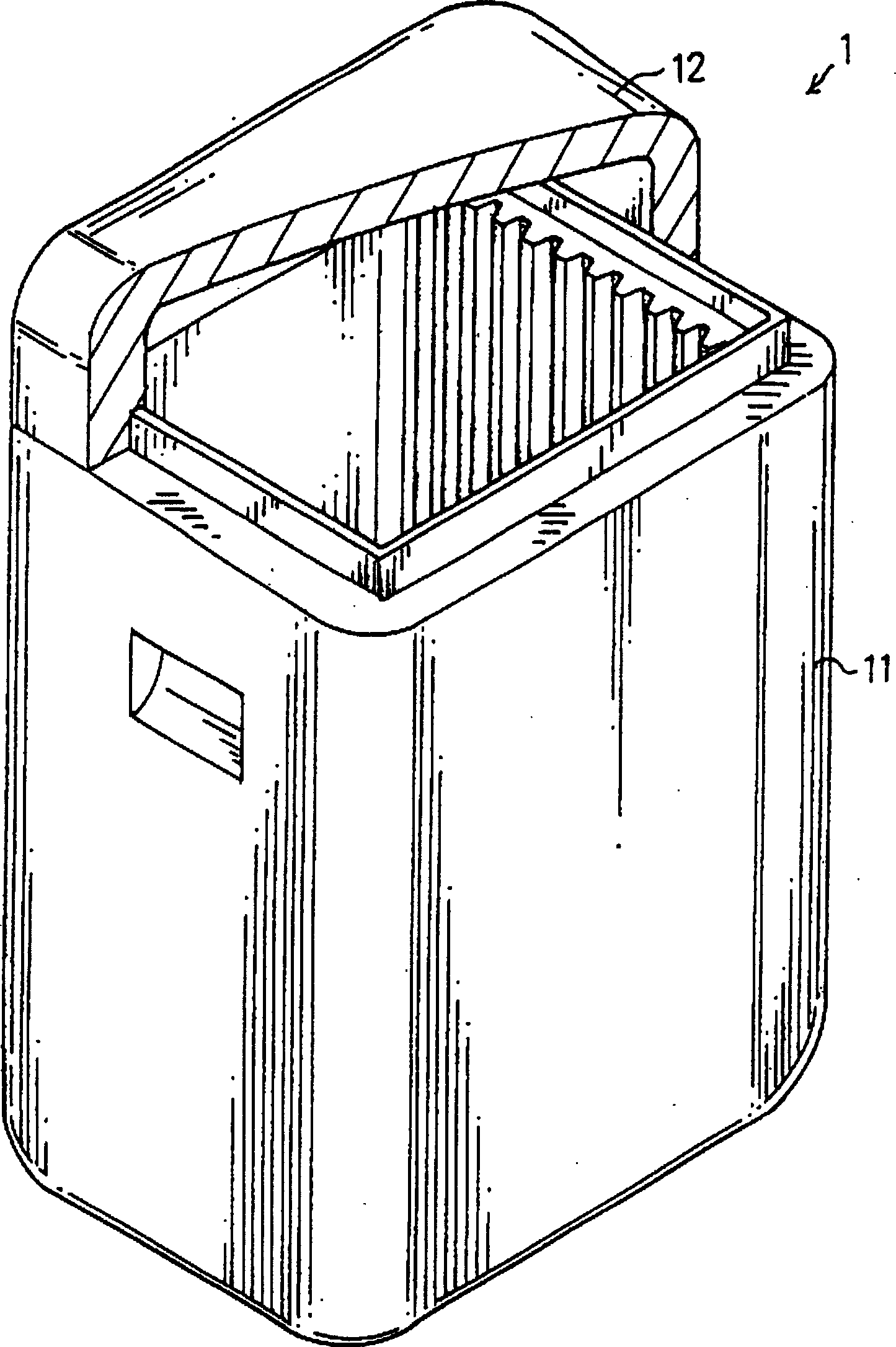 Composite type base plate transportation box