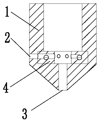 A fdm type 3D printing nozzle and method based on the principle of color mixing and dyeing