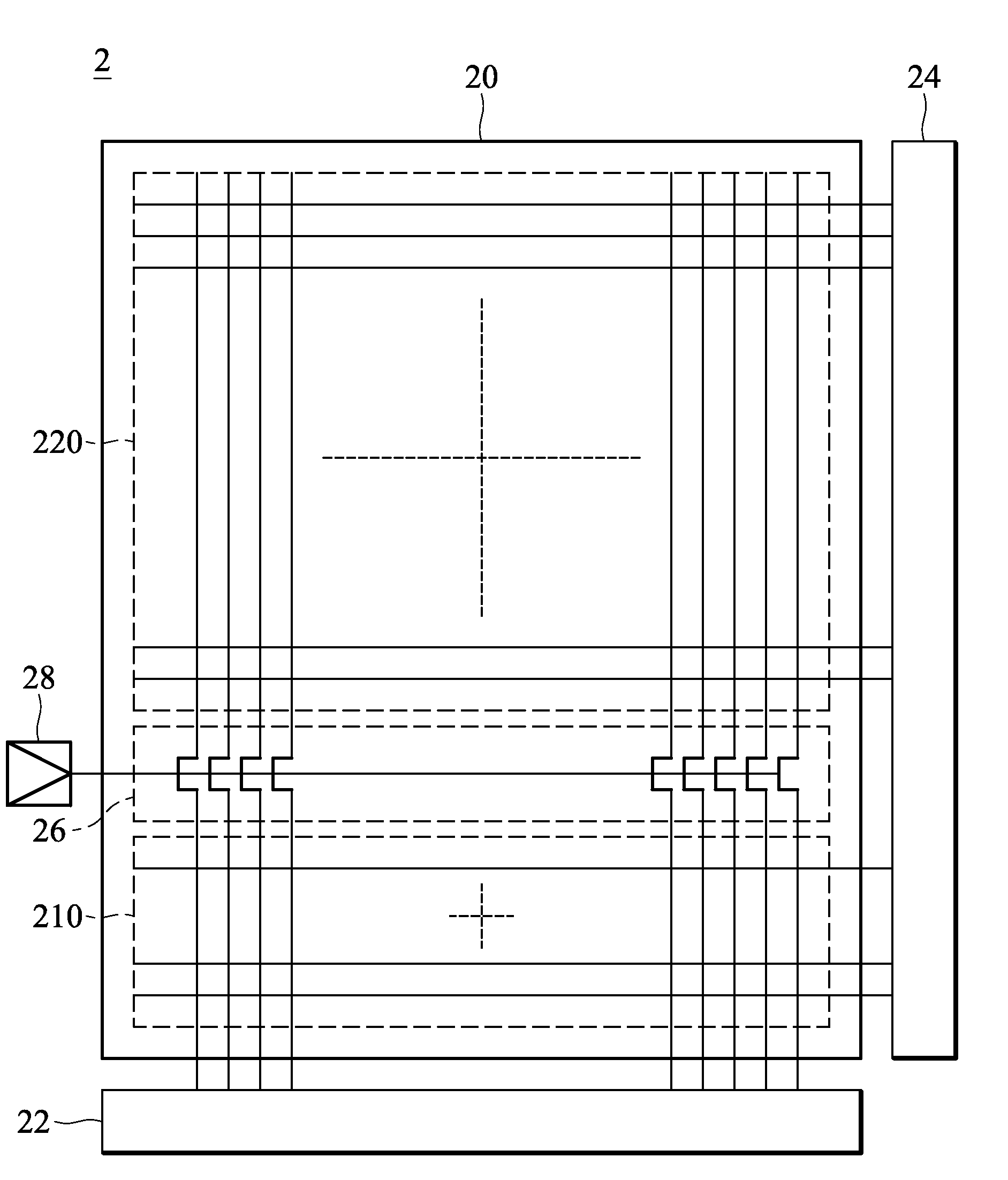 Active matrix display devices and portable electronic products using the same