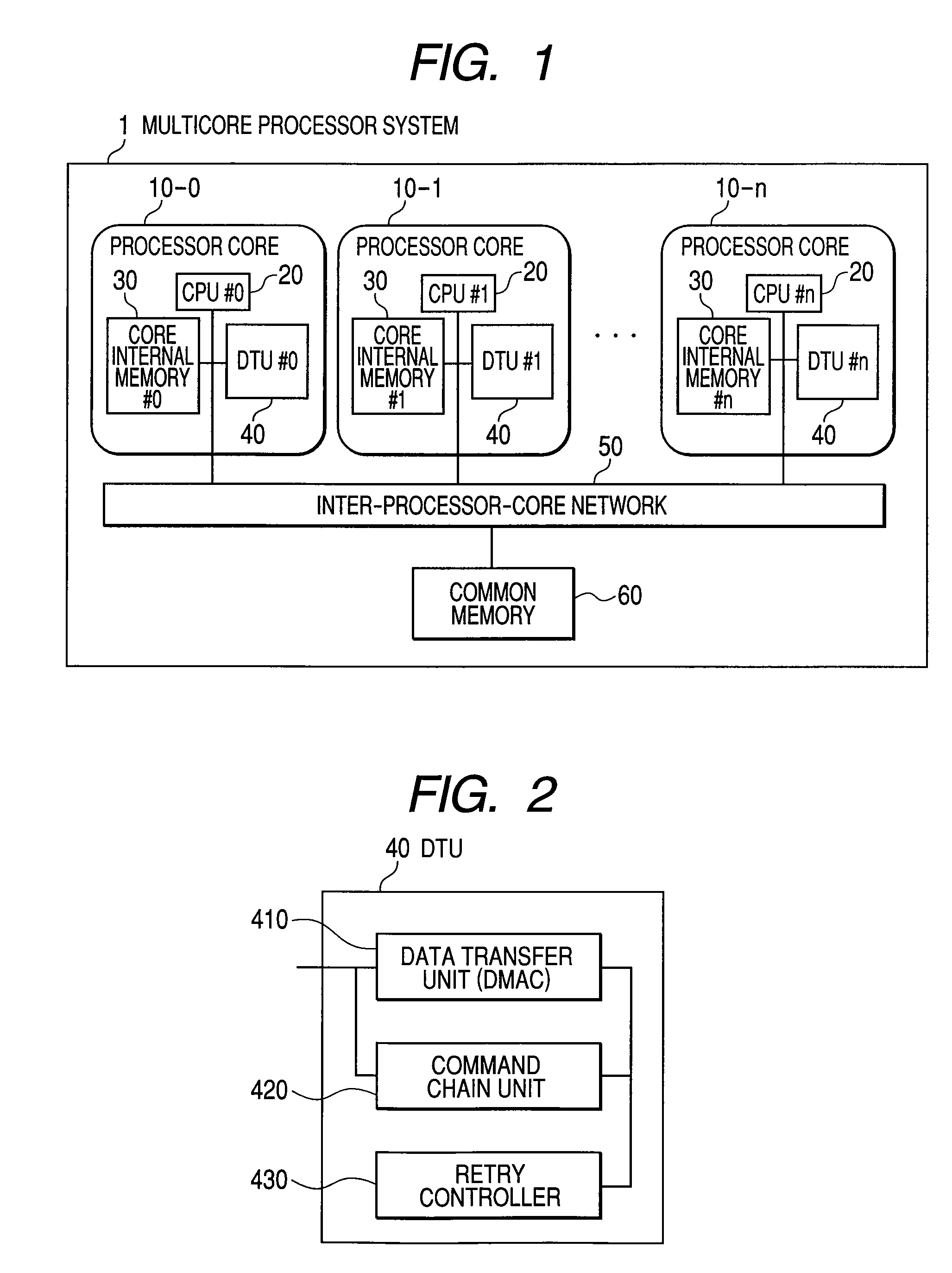 Processor, data transfer unit, multicore processor system