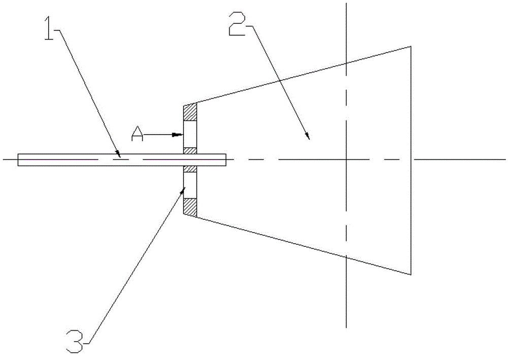 A kind of injection pre-combustion flameless burner