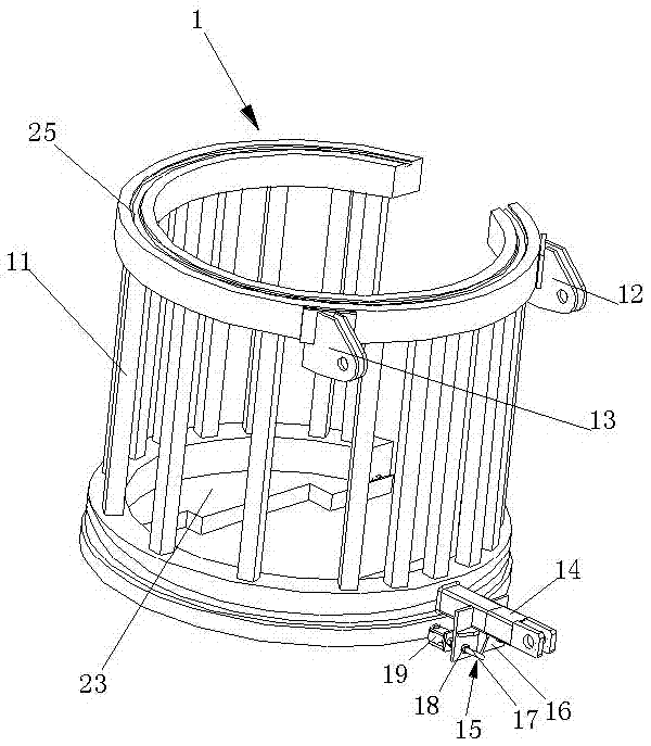 Rotatable bridge frame