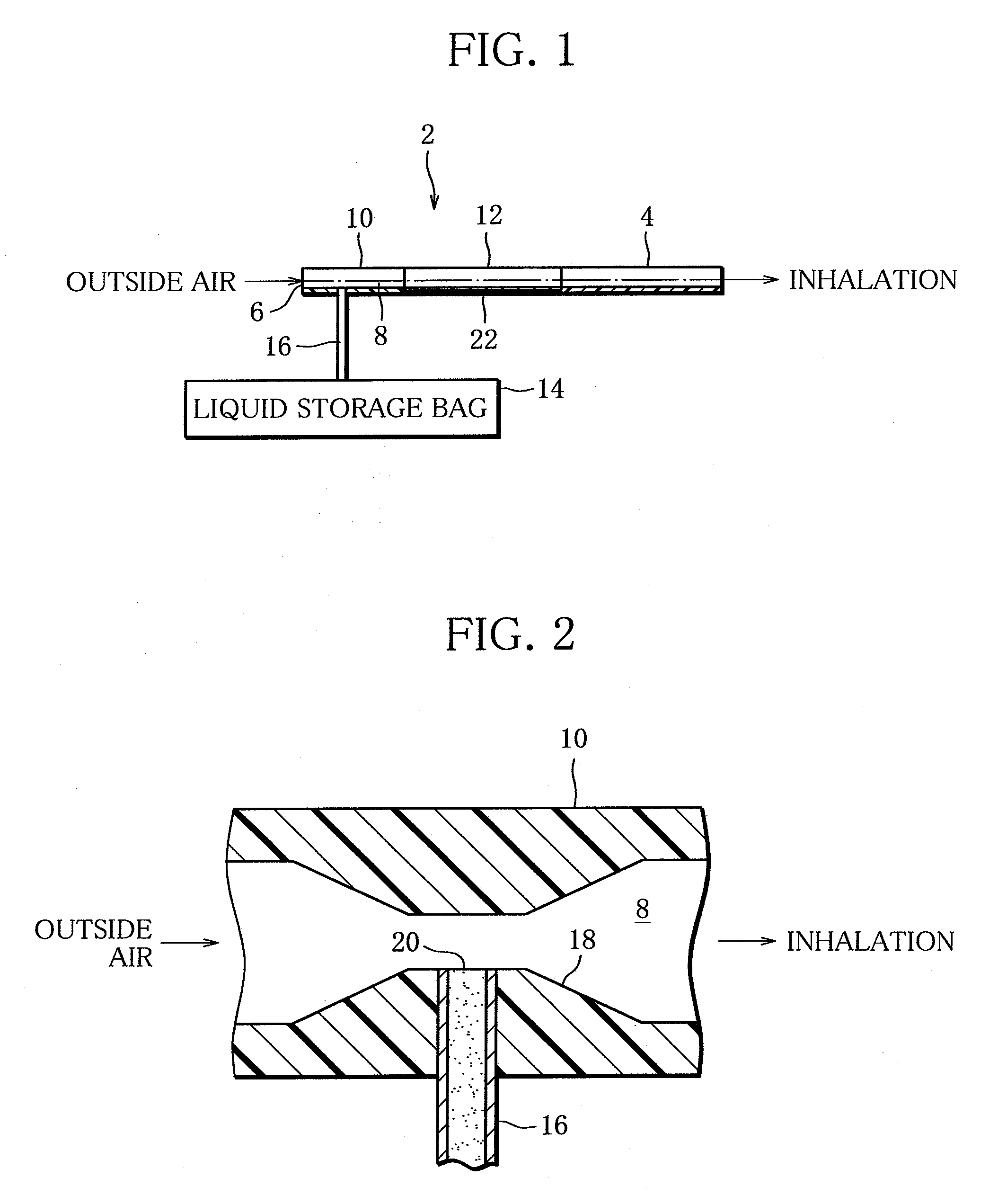 Aerosol inhalation system