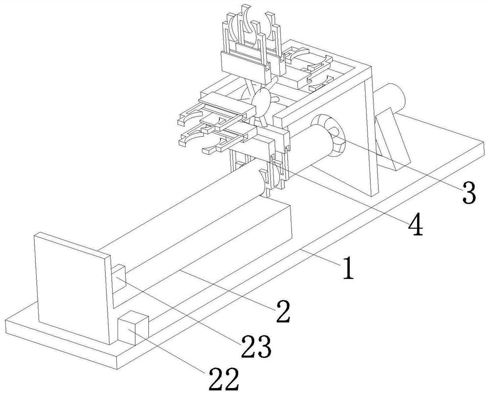 Processing and forming method for communication cable plastic protection pipe