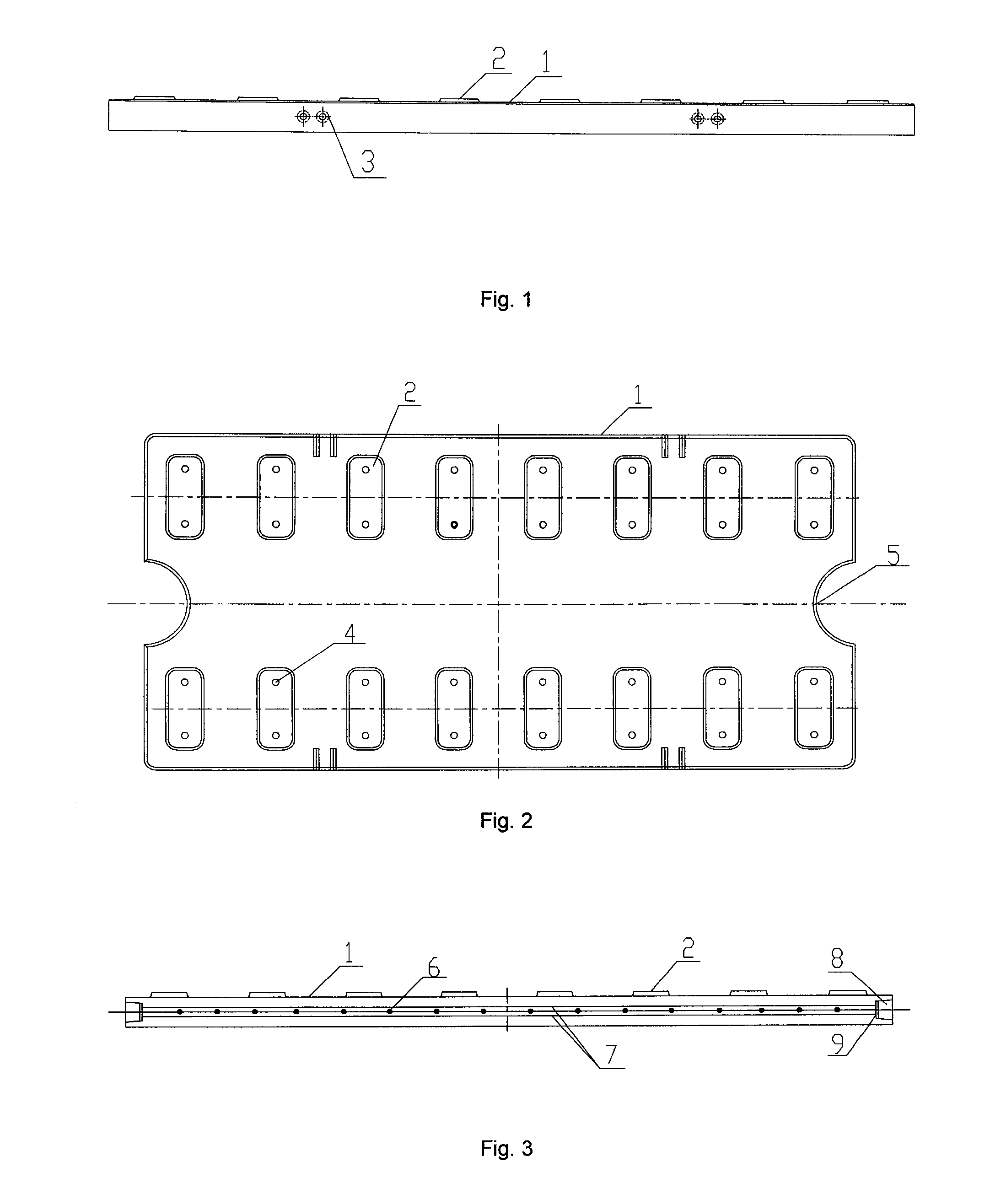 Pre-stressed concrete track slab of slab-type ballast-less track