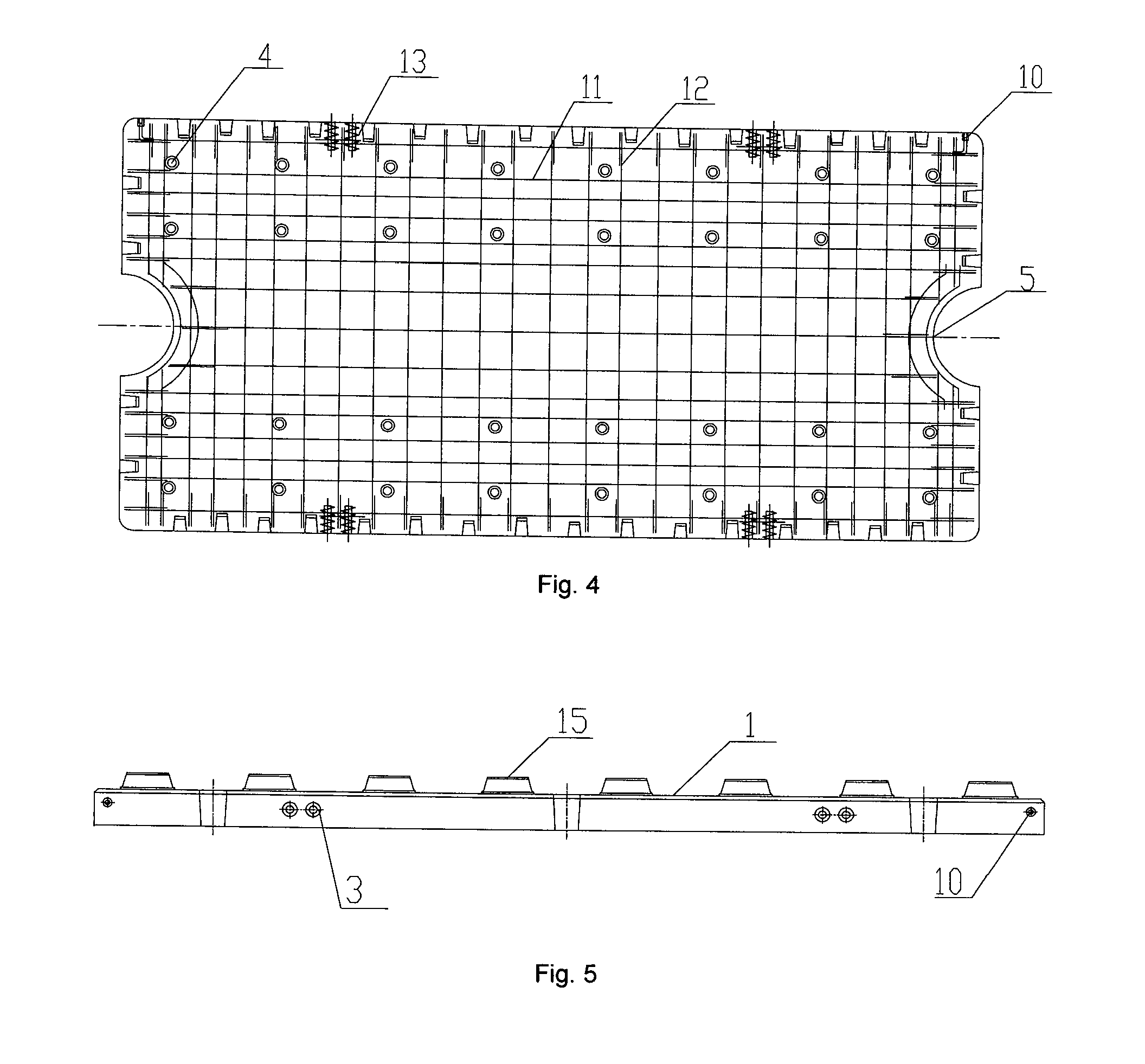 Pre-stressed concrete track slab of slab-type ballast-less track