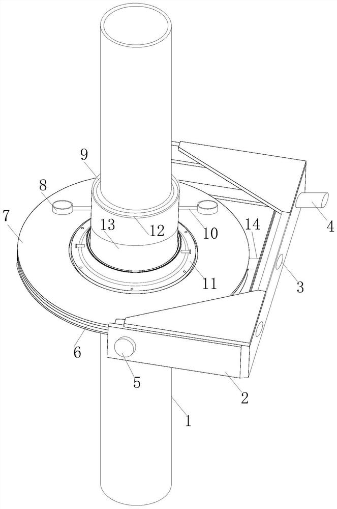 Improved splicing type aluminum alloy profile