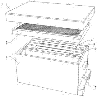 Method and equipment for pollinating net shed soybean hybrid seeds with microcommunity bees