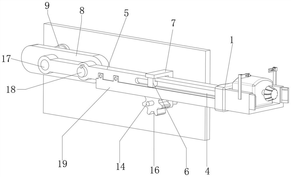 Engine shell inner curve grinding device