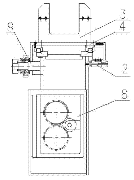 Loading running-in device for ball screw pair and running-in testing method thereof