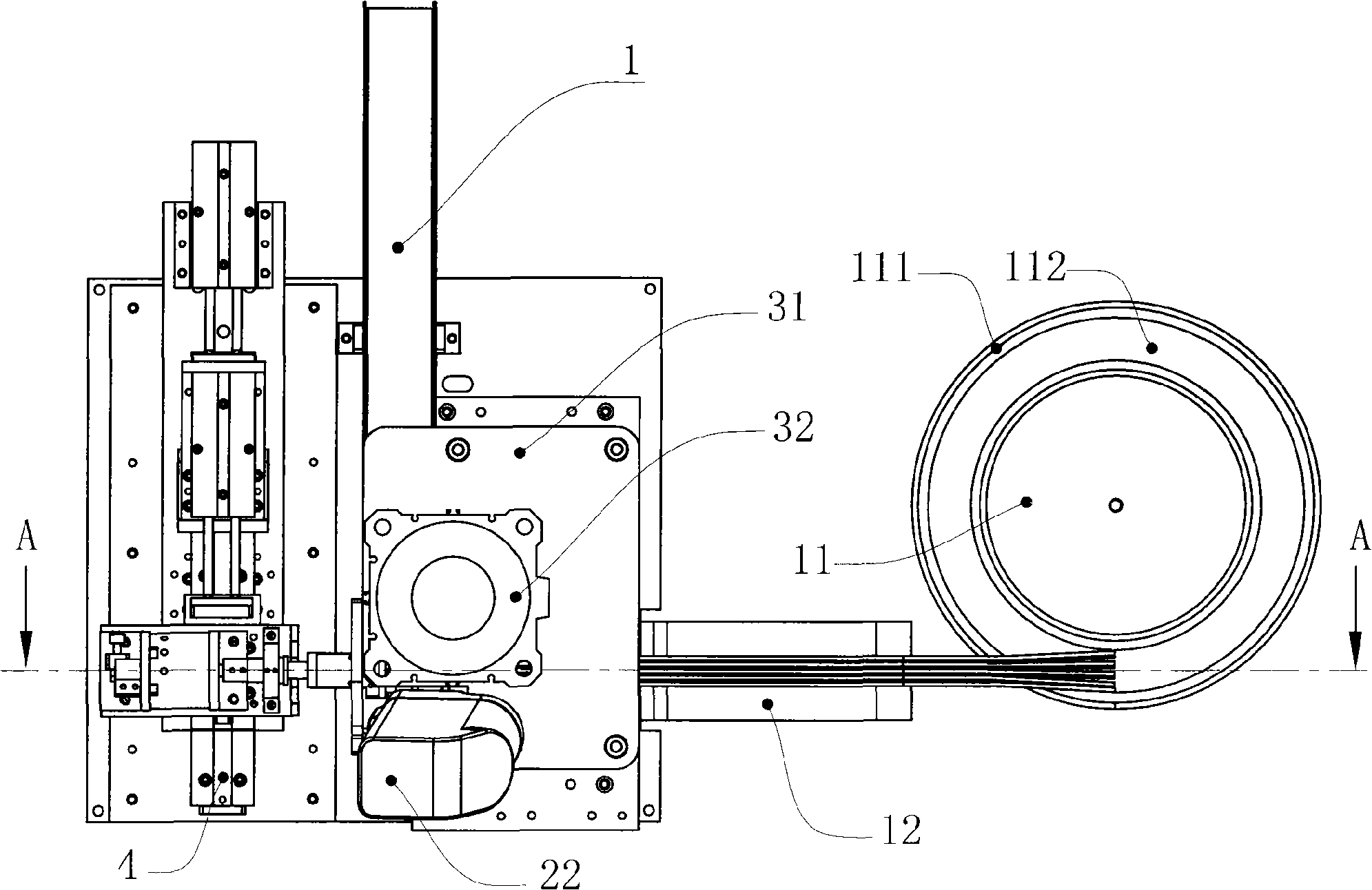 Automatic silver point riveting machine