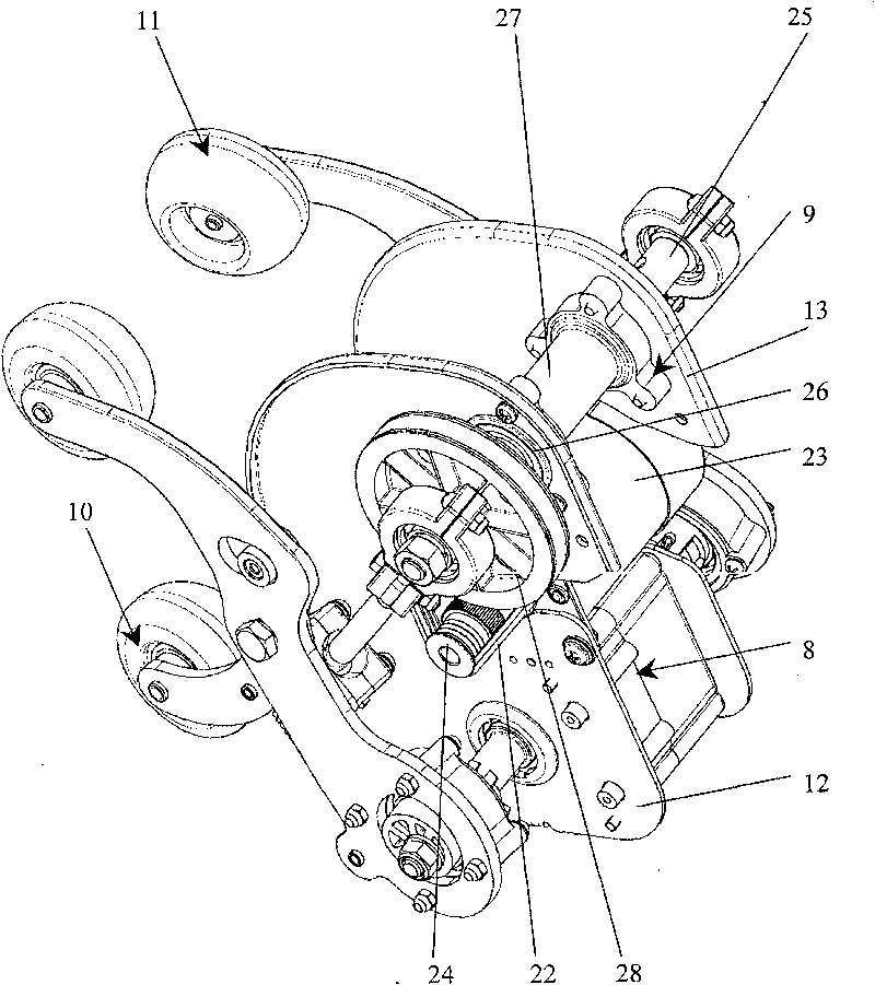 Three-dimensional massaging machine