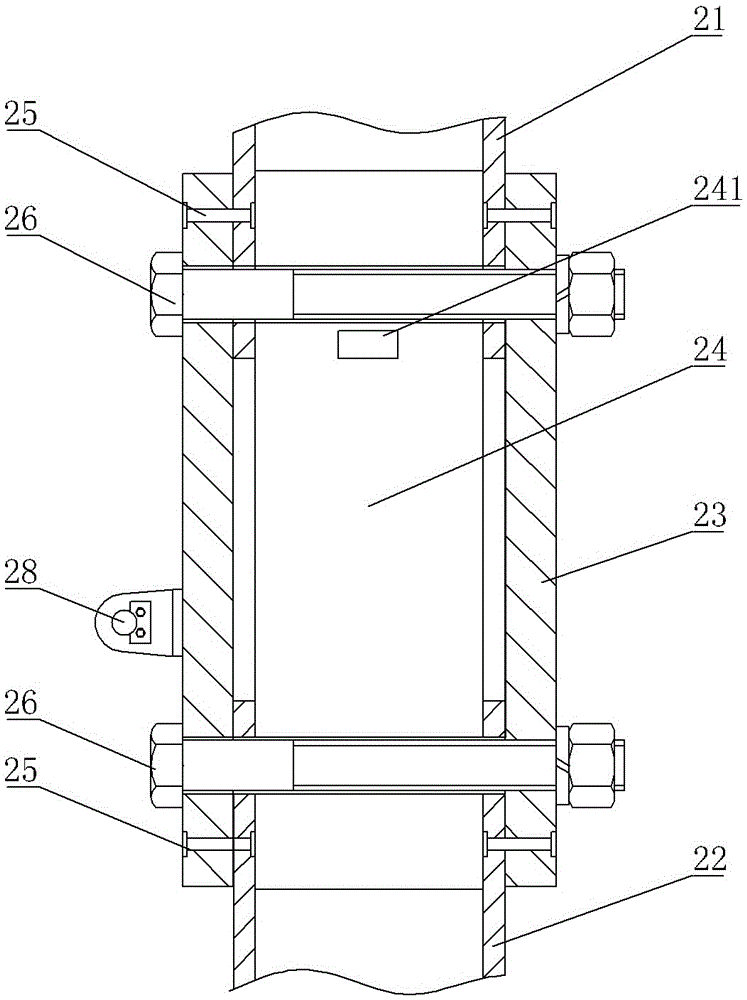 Petroleum pipe lifting device for ship