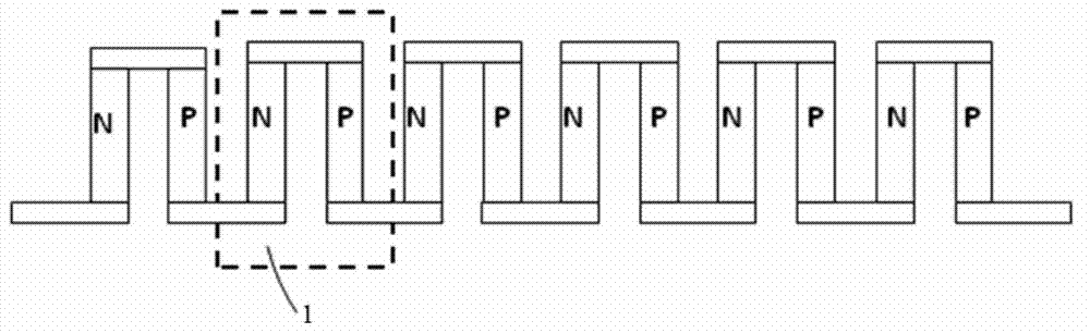 Flexible thermoelectric conversion system and manufacturing method thereof