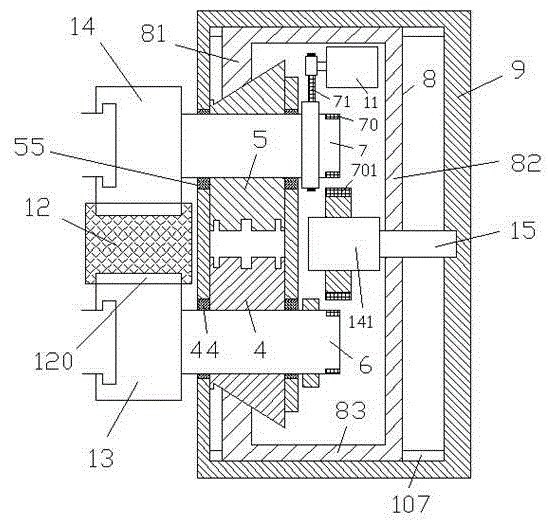 Installing device for LED display screen