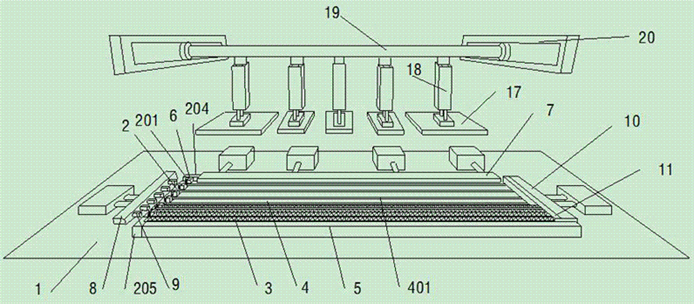 Curing formation equipment of positive temperature coefficient (PTC) heating device