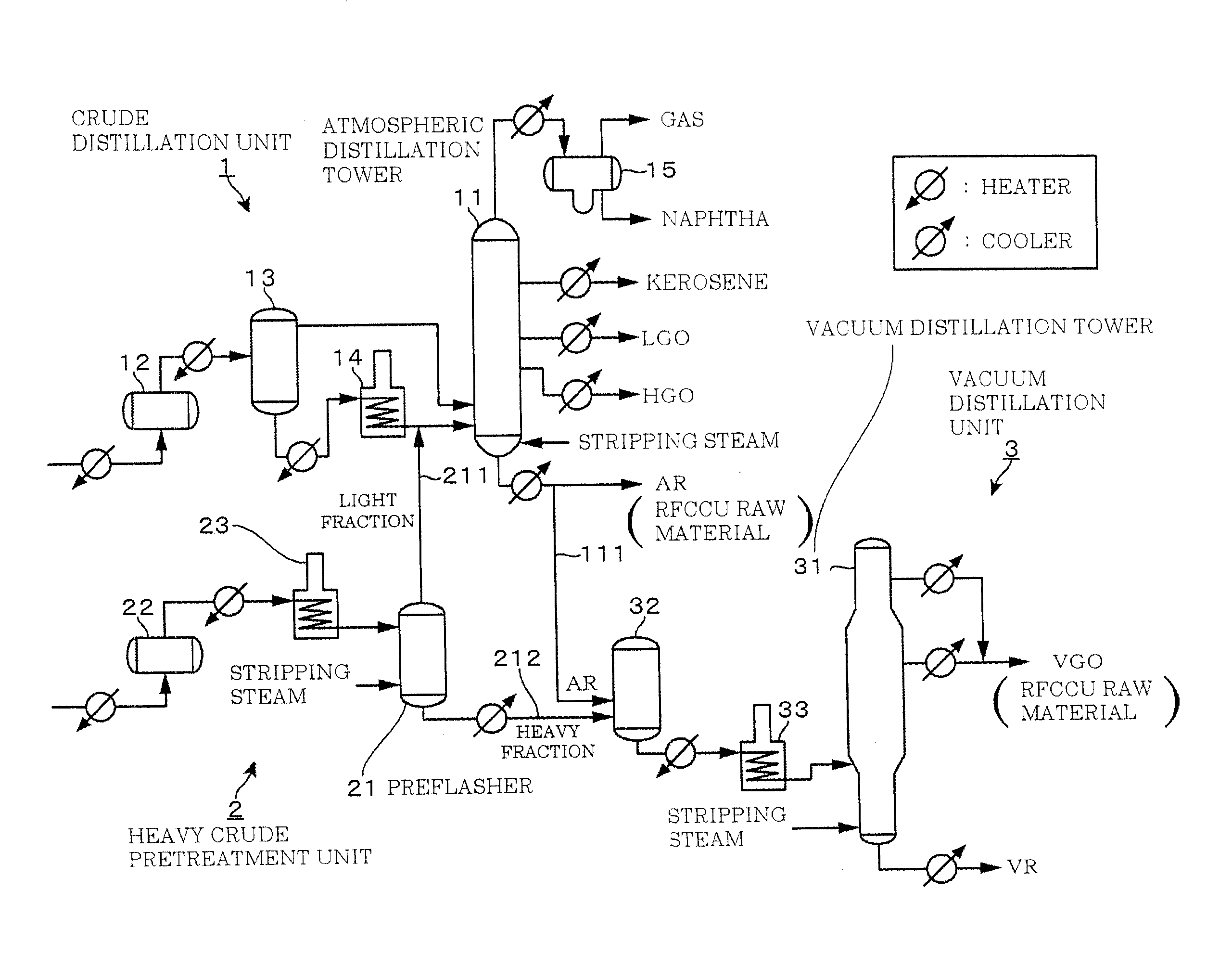 Method of operating crude treatment system