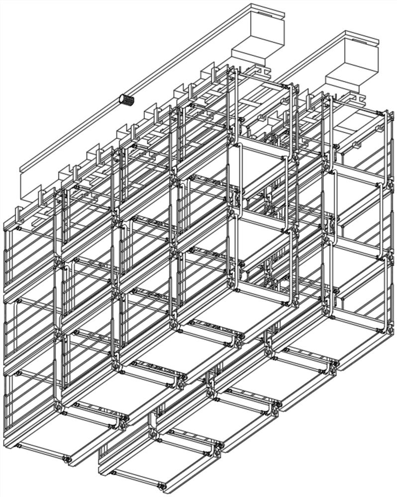 Container bag transfer equipment for grain and oil grain storage