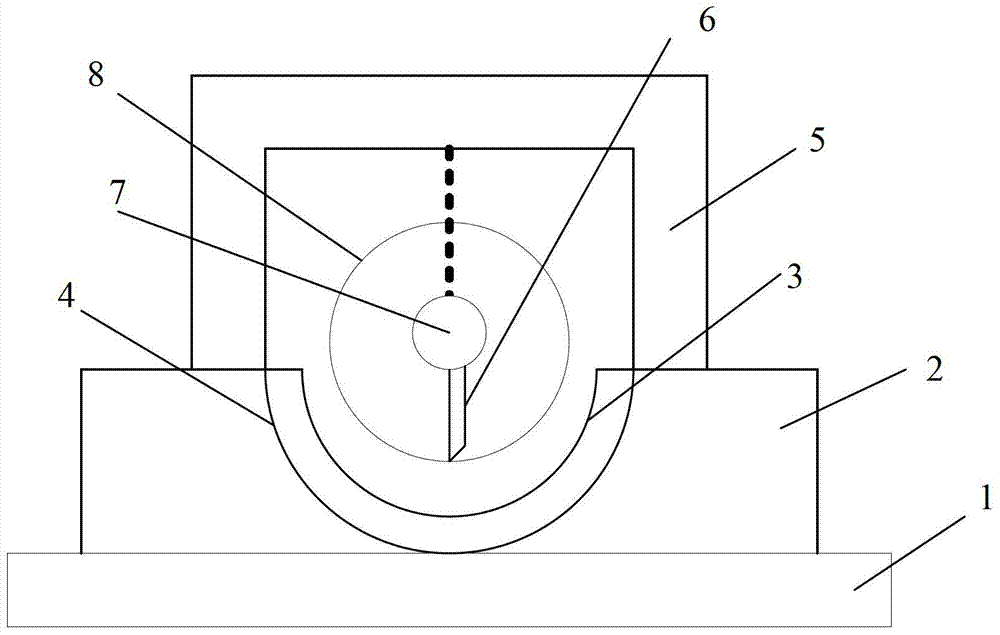 High-accuracy bearing bush inner side machining device