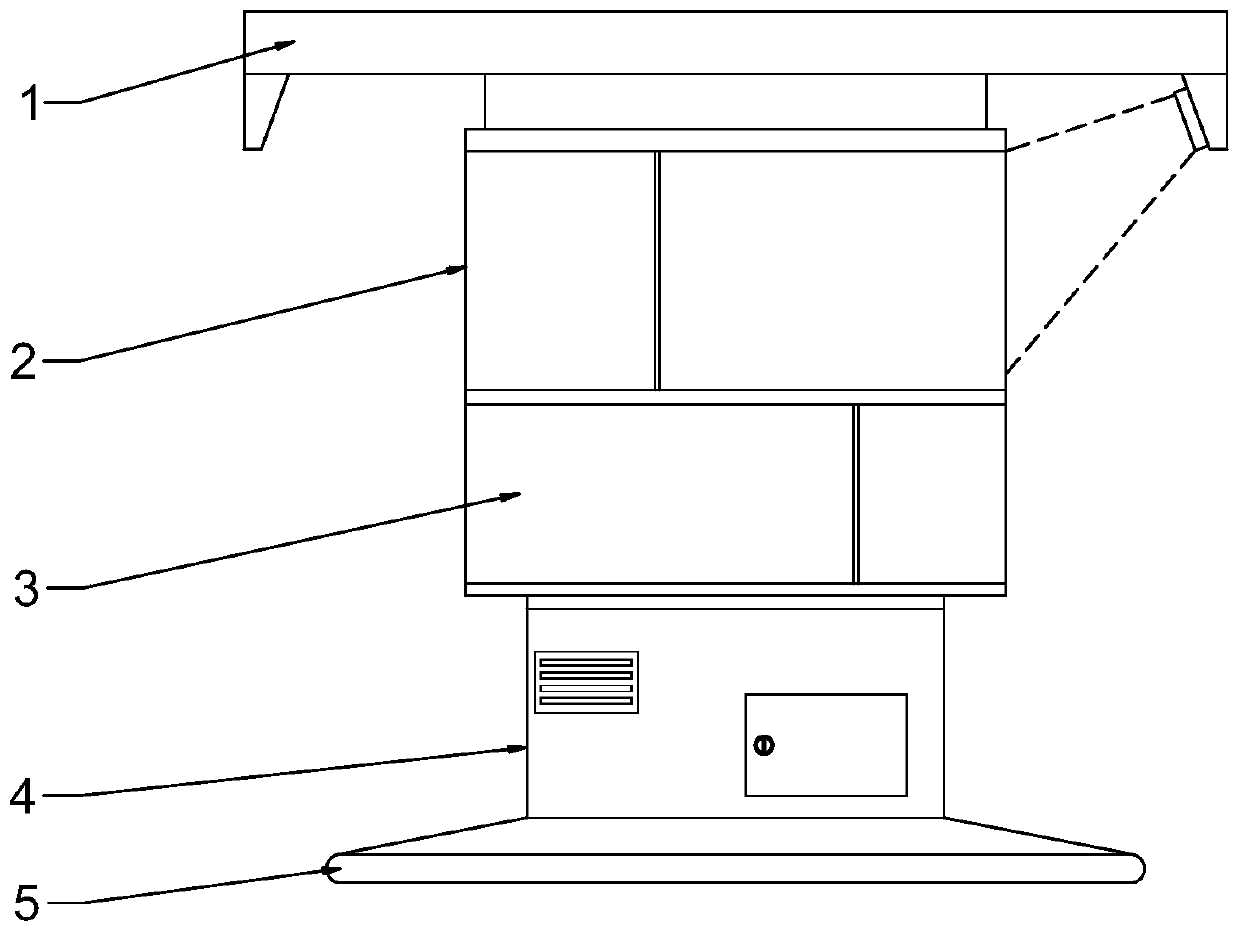 A terminal for mobile Internet marketing advertisement release