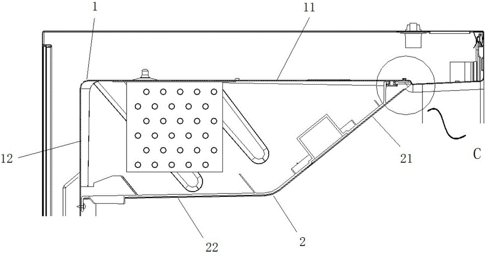 Air duct installation component