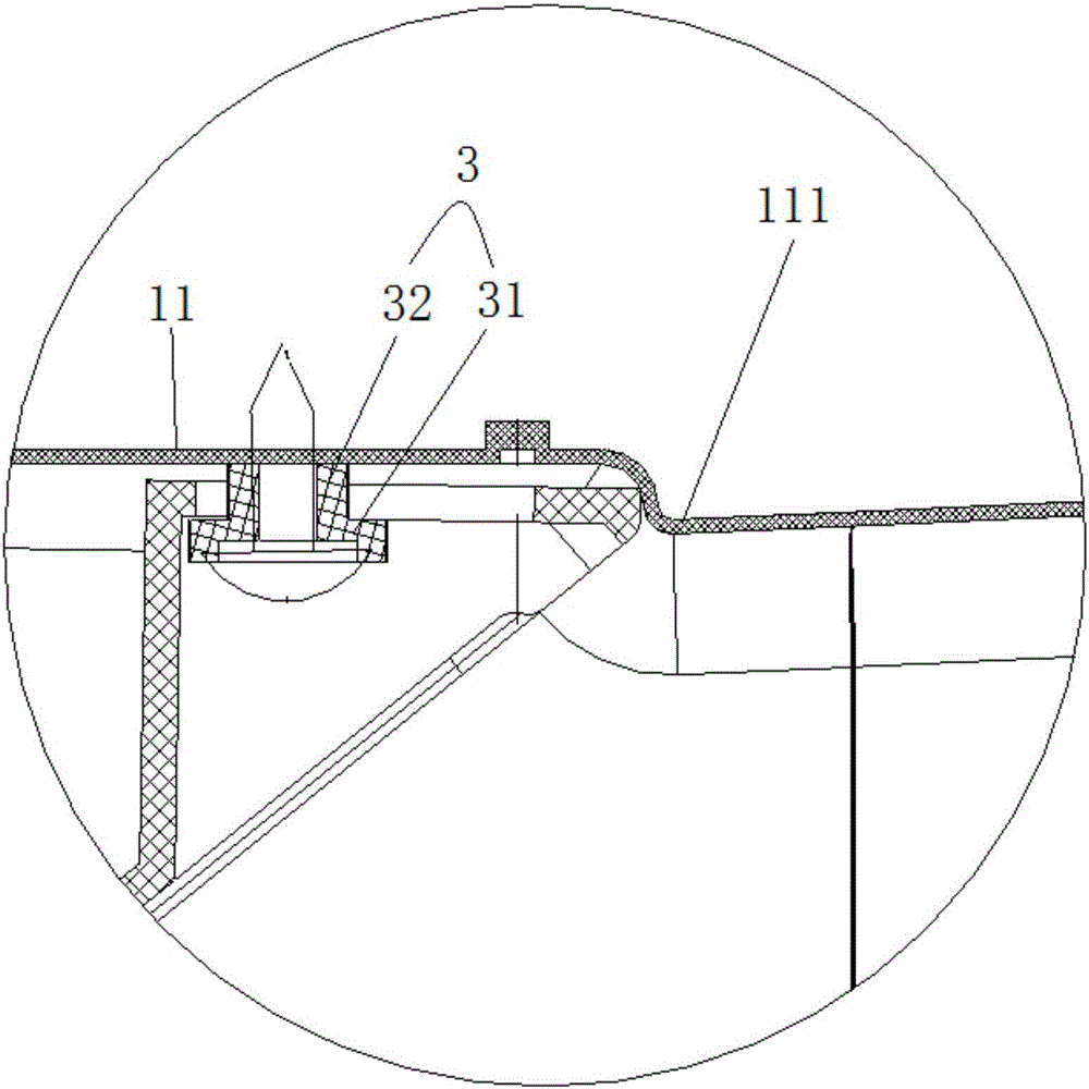 Air duct installation component