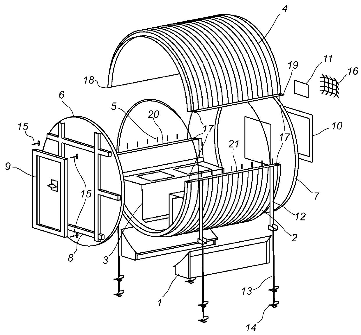 Self-contained shelter