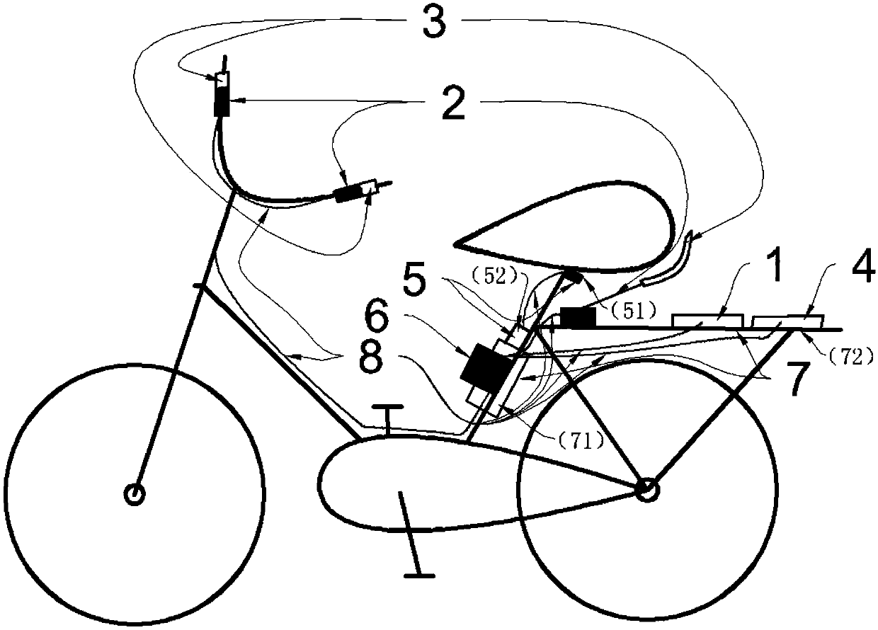 Automatic rain and snow protective cover used for handlebar and saddle of sharing bicycle