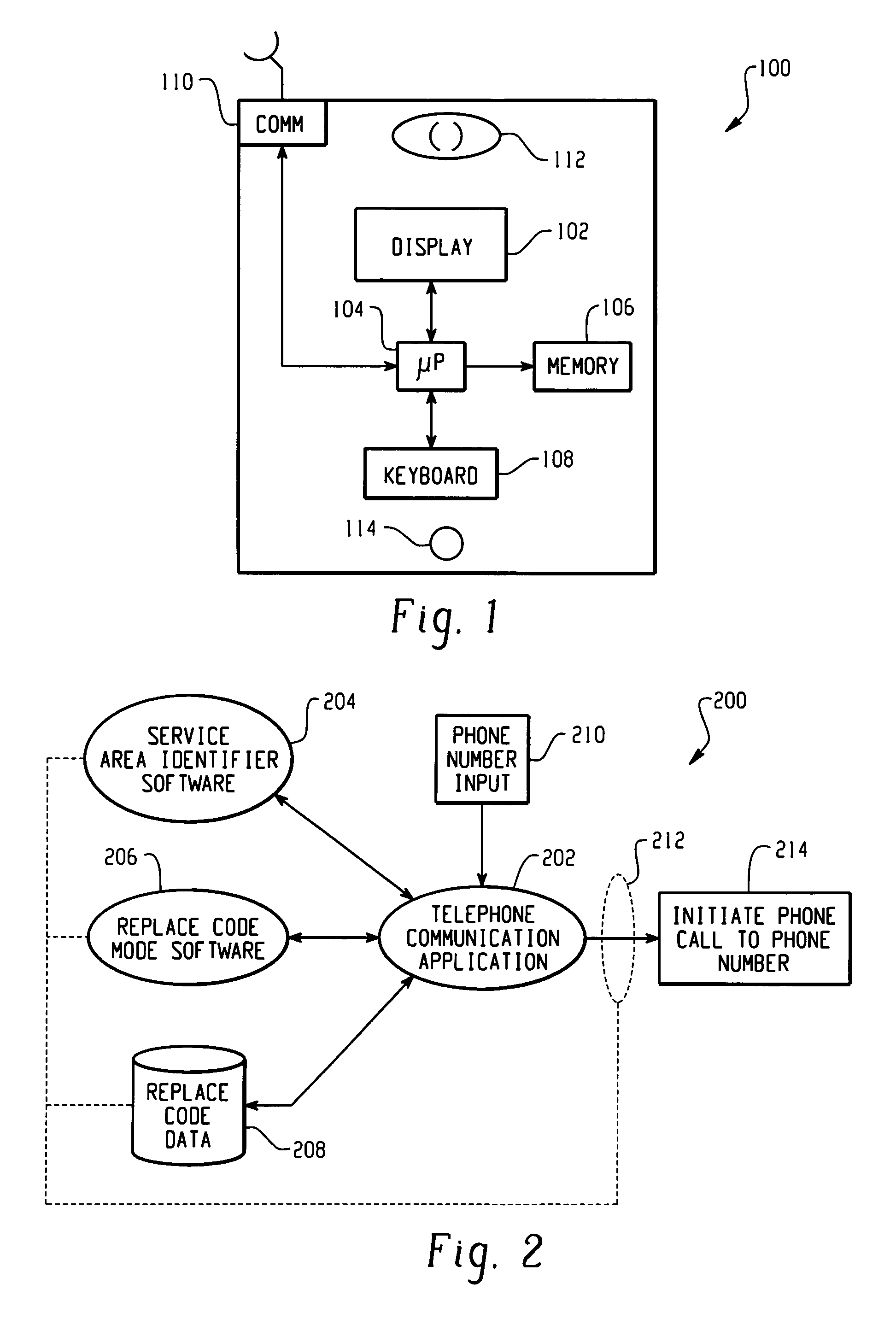 Phone number replace code system and method