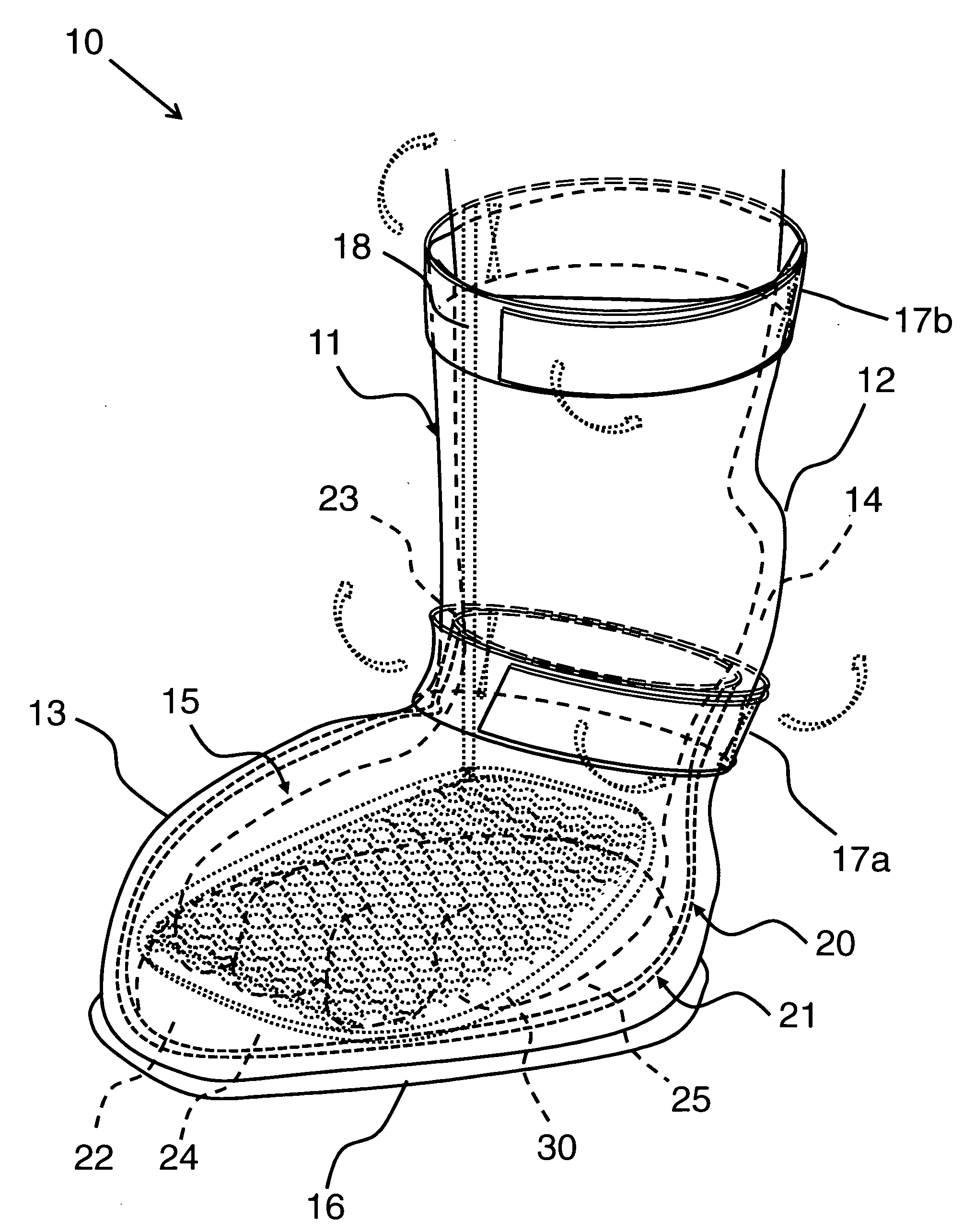 Therapeutic pet boot