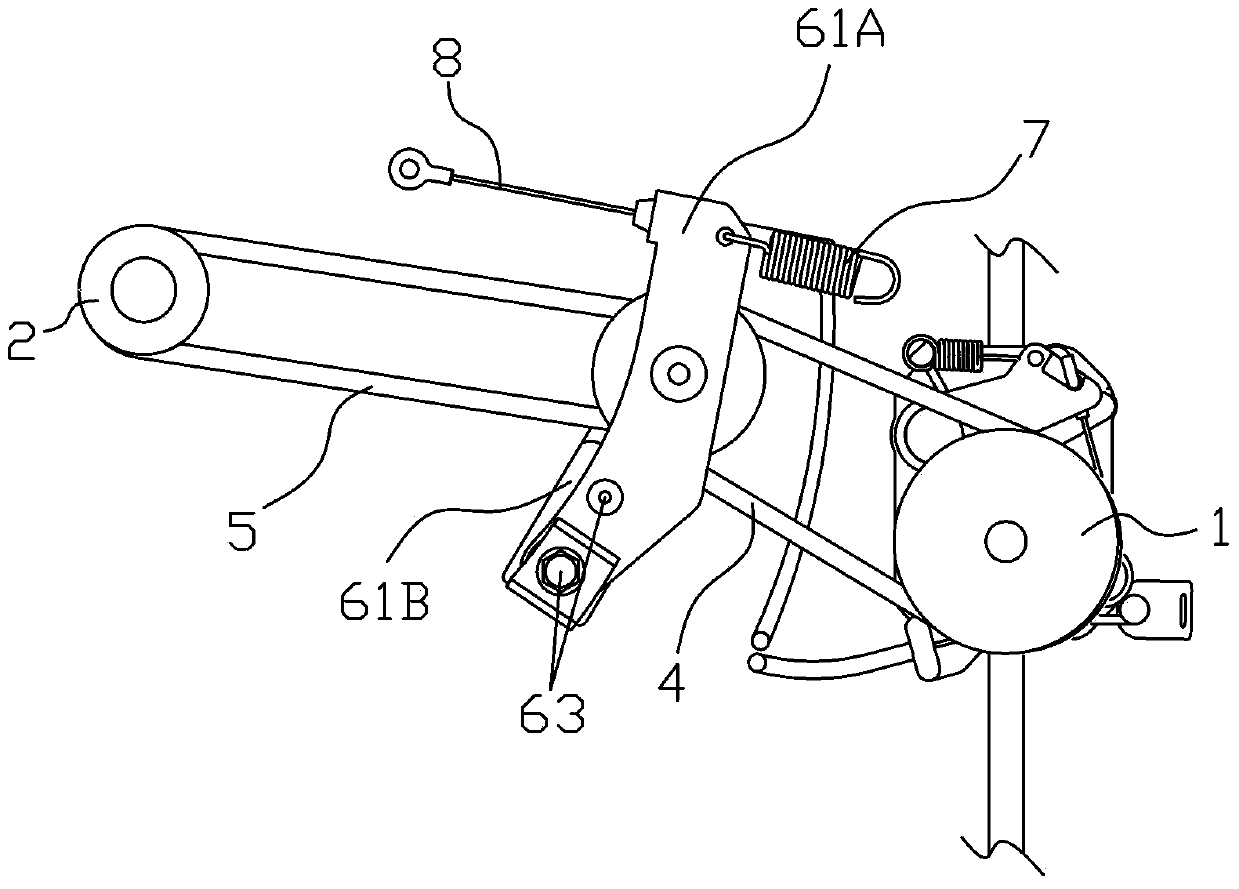 Walking stepless speed change adjusting mechanism for lawn mower