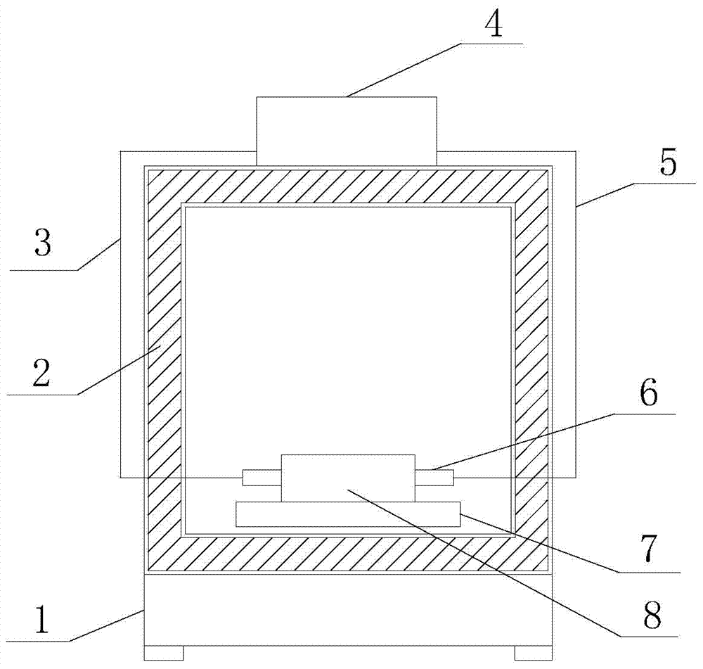 Calcination and cleaning method of spinneret