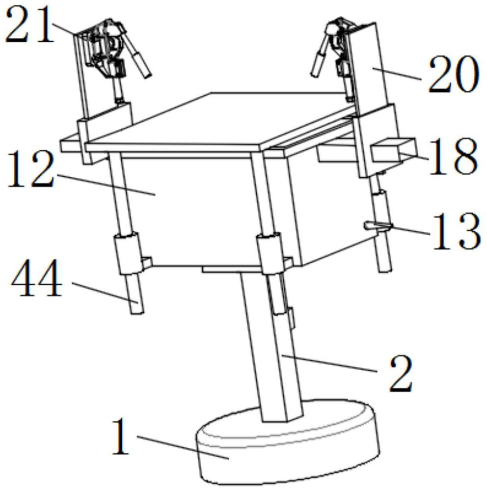 Waterproof support for communication equipment installation and installation method