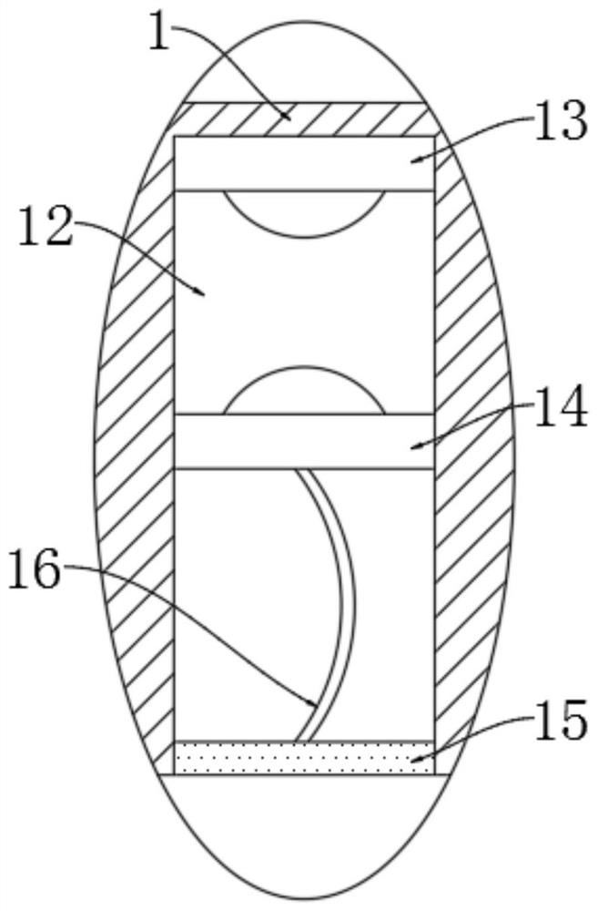 High-temperature self-starting heat dissipation device for LED lamp